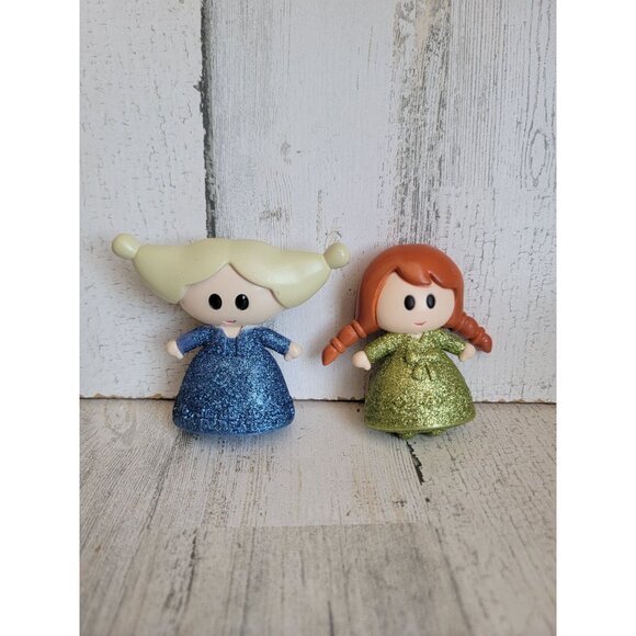 Disney frozen play doll Elsa Anna glitter movie figure set - Picture 1 of 6